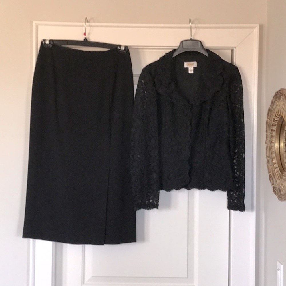 Talbots Formal Lace Jacket and Skirt
